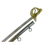 French officers 1822 pattern Light Cavalry sword by Coulard Freres, Klingenthal, slightly curved