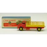 Dinky die-cast - Leyland Comet Lorry, red and yellow (531), boxed  Condition: Please see extra