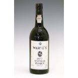 Wines and Spirits - Warre's Vintage Port, 1977 x 1 bottle  Condition: Please see images and