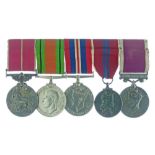 Medals - Mid 20th Century B.E.M. group of five awarded to Staff Sergeant Henry B. Glen, Royal Army