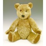 Chiltern gold mohair musical teddy bear, circa 1950's, 44cm high  Condition: Some minor wear - **