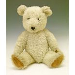 Chiltern white long haired teddy bear, 52cm high  Condition: Some minor wear - **General condition