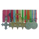 Medals - A World War II M.B.E. group of six awarded to 5666670 Sergeant Frank Fear, Somerset Light