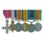 Medals - O.B.E./World War I/ Indian General Service group of six awarded to Harry Witchell and