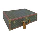 Louis Vuitton Bisten 65 monogram canvas suitcase, circa 1980, 65cm wide Provenance - Purchased by