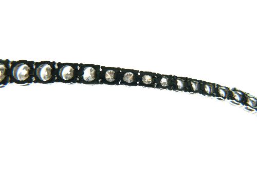 Diamond line bracelet, the sixty-six diamonds, graduated to the centre totalling approximately 4.8 - Image 3 of 4