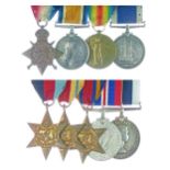 Medals - A family group of nine medals comprising: World War I 1914-15 Star, British War Medal,