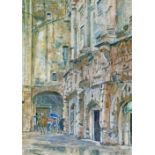 George Owen Wynne Apperley (1884-1960) - Watercolour and charcoal - Rome, signed Wynne Apperley,