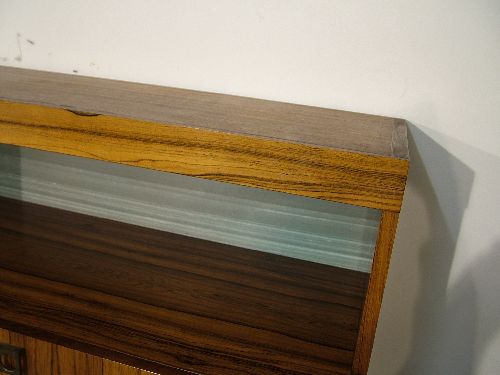 Pair of Danish style rosewood lounge display units, the first fitted four shelves, the cupboards - Image 6 of 6