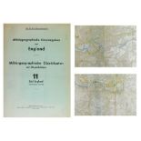 Militaria/World War II - Operation Sealion - Bombing maps - Militargeographische Objektkarten mit