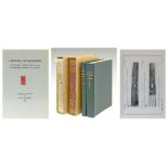Books - W.M. Hawley - Japanese Swordsmiths, published 1966, two volumes together with Fujishiro -