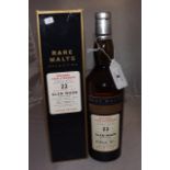 GLENMHOR 22 YEAR OLD RARE MALT 61%VOL 70CLNO 0770 DISTILLED 1979 BTLD 2001 BOXED