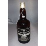 INCHGOWER 17 YEAR OLD DSTLD 1959 80 PROOF 263/4 FL OZS CADENHEAD BOTTLING UNBOXED