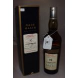 LINKWOOD 30YEAR OLD RARE MALTS DISTLD1974, 54.9%70CL BOXED(DAMAGE TO BASE ) NO 5166