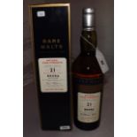 BRORA 21 YEAR OLD RARE MALT DSTLD 1977 56.9%70CL NO 3077 BOXED