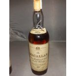 MACALLAN 1959 80 PROOF 75CL BTLD BY CAMPBELL HOPE & KING FOR EXPORT (BOTTOM NECK)