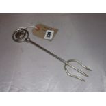 AUSTRALIAN  SILVER TOASTING FORK