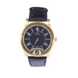 OROLOGIO ENIGMA BY GIANNI BULGARI SALTARELLO ref. 114163G in oro giallo 18kt, cassa tonda mm. 35,