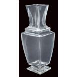 A vintage Baccarat crystal vase Model "Pearl", signed under the base, minor defects on the base