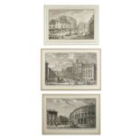 Giuseppe Vasi "Views of Rome", three etchings, framed. Private collection, Rome. Corleone 1710 -