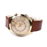 A Le Couture wristwatch with alarm clock function Gilt 10K dial with a diameter of 35 mm, manual