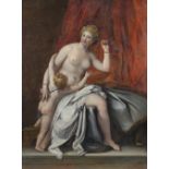 Copy of Paolo Veronese "Venus disarming Cupid", oil on canvas. Provenance: Palazzo Camuccini,