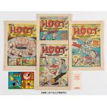 Hoot (1985) 1, 4 wfg, 5 wfg, 6-8, 16, 18-22, 24-51, 53. With Cuddles, The Hoot Squad, Dogsbody and