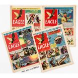 Eagle Vol 4 (1953) 1-38 complete year. Dan Dare in Operation Saturn. Special Coronation Number. A