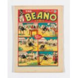 Beano No 9 (1938). Bright, fresh covers, cream pages. Only a handful of copies known to exist [vfn]