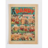 Dandy 128 (May 11 1940). Propaganda war issue with Addie and Hermy Nasty Nazis front cover and pg 18