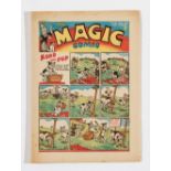 Magic Comic No 4 (1939). Bright, fresh covers, cream pages, a few light foxing spots [fn]