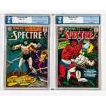 Showcase 60 (1966) 1st Spectre. PGX FN- 5.5. Showcase 61 (1966) 2nd Spectre. PGX FN+ 6.5. (2)