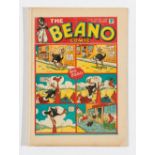 Beano No 12 (1938). Bright, fresh covers, cream pages. Only a few copies known to exist [vfn]