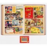 Swift Vol 1 (1954) 1-41. Complete Volume 1 in bound volume with No 30 free gift Magic Message Pad.