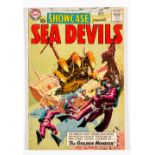 Showcase 27 (1960) 1st Sea Devils. Russ Heath cover art. Good cover gloss, scrape by 'S' of