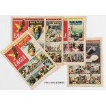 Eagle Vol 1 and 2 (1950-51). Vol 1: 5, 7-52 and Vol 2: 1-38. Dan Dare in the Red Moon Mystery. No 10