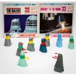 Dalek Pencil Sharpener (1965) BBC TV with Dalek Swapits (1965) Cherilea Toys. The Dalek Swapits were