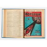 Hotspur (1947) 561-597. Complete year in bound volume, some issues fortnightly. Starring The Mask Of