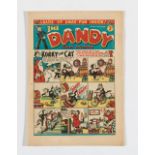 Dandy 204 Xmas (1941). Propaganda war issue. Bright covers, cream pages [vfn]