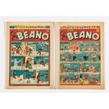 Beano Xmas issues: 753 (1956), 805 (1957) [fn-/fn] (2)