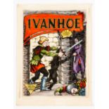 Ivanhoe original cover artwork (1950s) for L. Miller & Son. From the archive of Jan Shepheard,