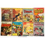 King Comics/Alan Class + (1950s). Crime Patrol 1; Police Comic 2, 3; T-Man 4; Black Magic 15 (