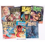 Heavy Metal (1977-80) Adult fantasy magazine. 1977: Apr, Jun-Oct, Dec; 1978: Feb-May, Jul-Dec; 1979: