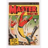 Master Comics 15 (1941) Bulletman, Bulletgirl. Vibrant cover, small edge chip, clear tape to lower