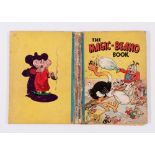 Magic-Beano Book (1944). Big Eggo and Koko pillow fight. Bright boards with well worn loose spine (