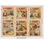 Lion (1952) 18-26, 31, 37-44. Starring Outlaw Of Space/Captain Condor by Frank S Pepper and Archie