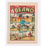Beano No 25 (1939). Bright, fresh covers, cream pages [vfn-]