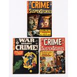 Crime SuspenStories 2, 27 (1950-55). With War Against Crime 7 (1949). 2: [gd], 27: colour touches