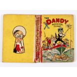 Dandy Monster Comic (1942). Dan desperately tows The Dandy boat. Worn rounded corners and spine