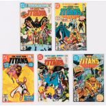 New Teen Titans (1980-81) 1-5 [fn-/fn+] (5). No Reserve